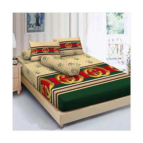 Sprei Kintakun D'luxe 120 x 200 Gold Gucci ( Single size )